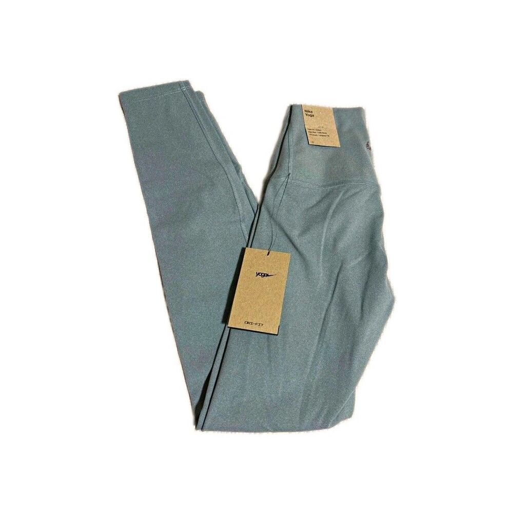 Nike Yoga Dri-FIT Women’s High-Rise 7/8 Ankle Leggings Gray XS Tight Fit